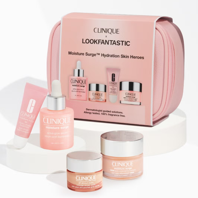 Clinique 倩碧 水磁场护肤 正装4件套 3.9折 £49（约453.89元）