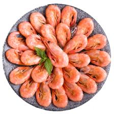 再降价，pLuS会员:鲜京采 北极甜虾1.5kg/盒 90/120规格 MSC认证 64.5元