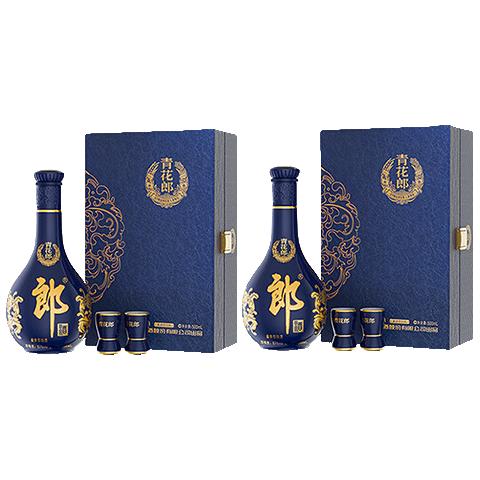 郎酒 青花郎 53度 酱香型 500ml*2瓶 1559.9元