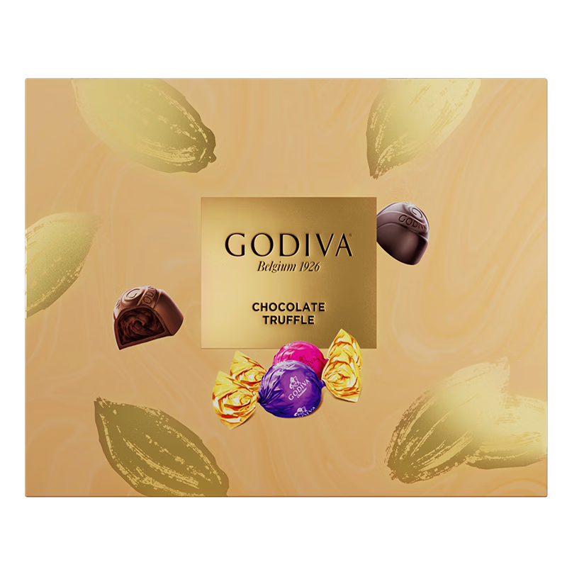 plus会员：GODIVA 歌帝梵 松露巧克力礼盒16颗160g 109.79元包邮