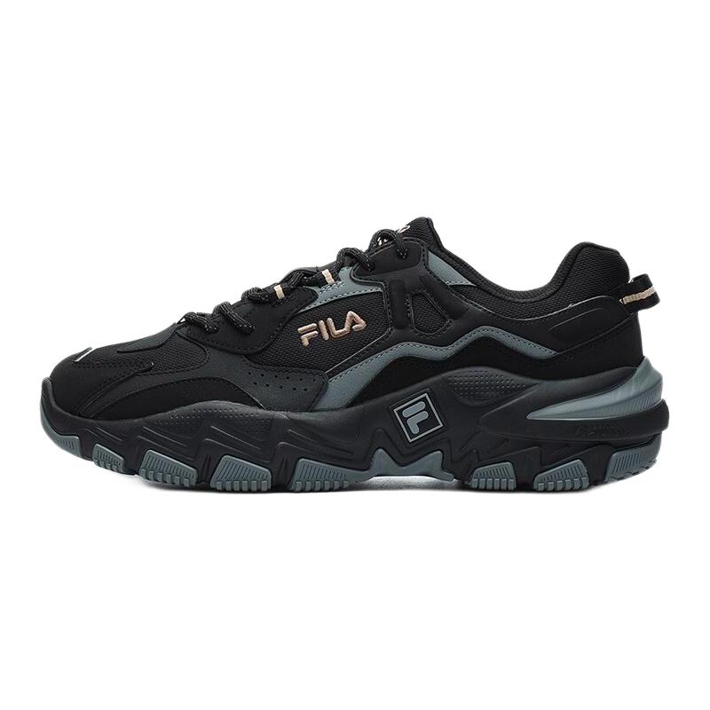 FILA 斐乐 掠夺者 2 男子跑鞋 F12M216132F-BM 黑/中灰 43 559元