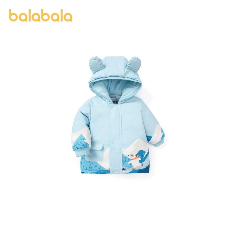 88VIP：巴拉巴拉 宝宝羽绒服男童童装婴儿冬装外套保暖萌趣可爱时尚时髦潮 