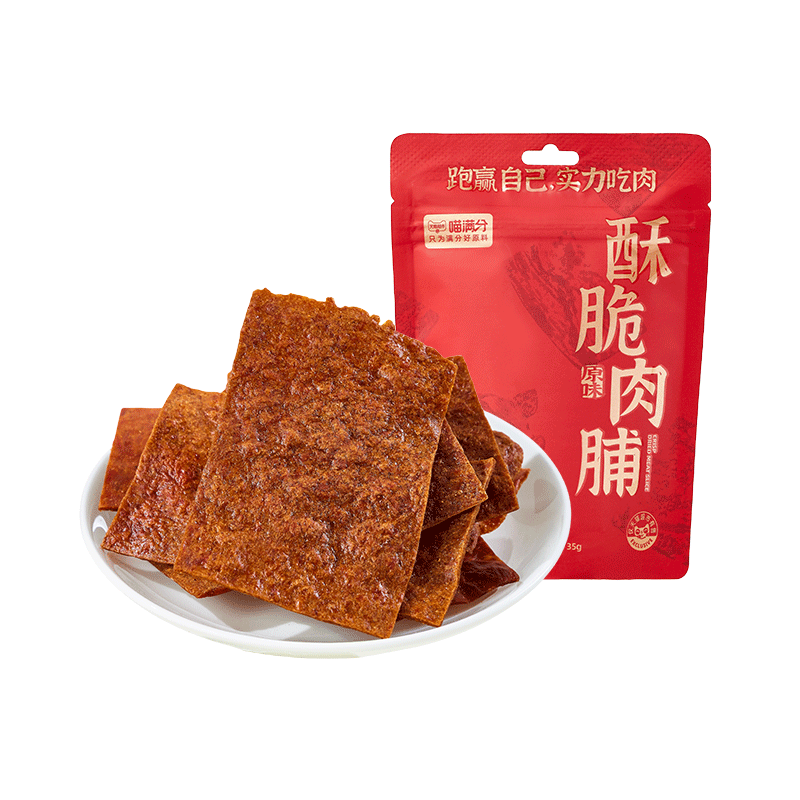 喵满分 中国大陆 酥脆肉脯 35g ￥7.51