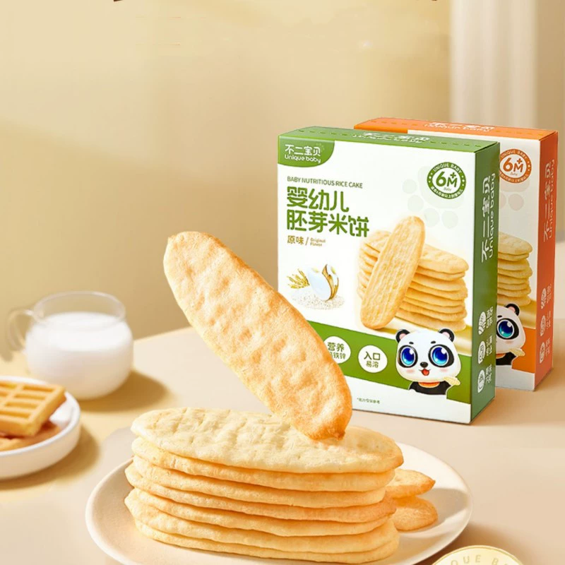 不二宝贝婴儿米饼磨牙棒饼干21g*2盒 券后18.9元