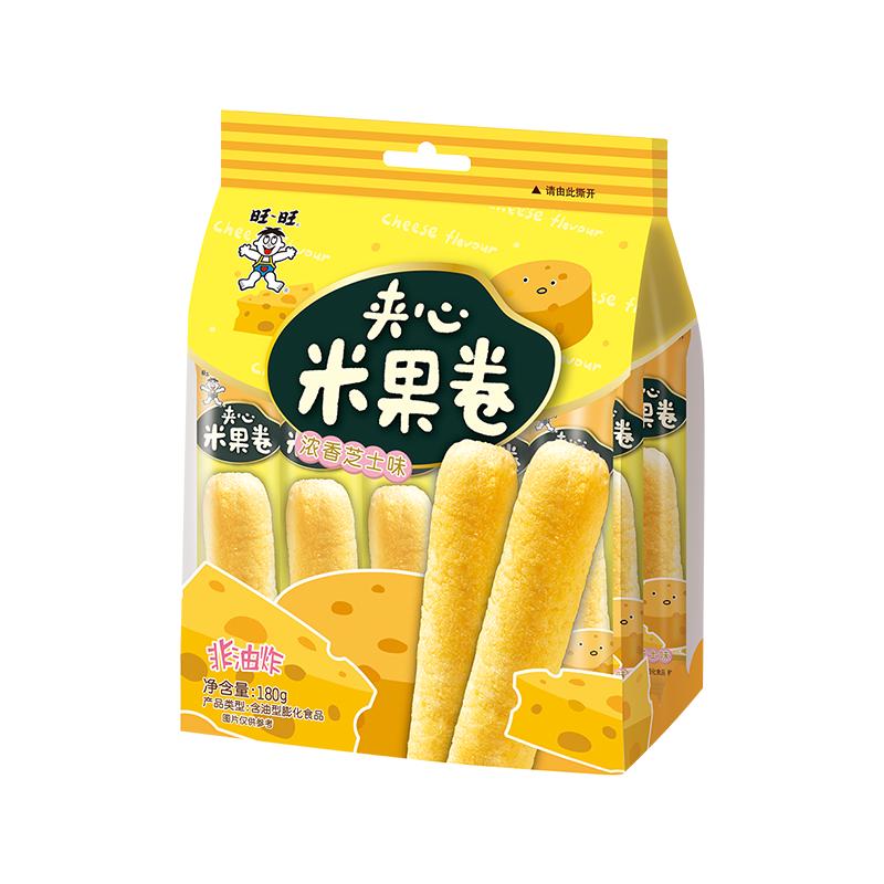 旺旺 夹心米果脆 芝士味 180g 5.1元（需用券）