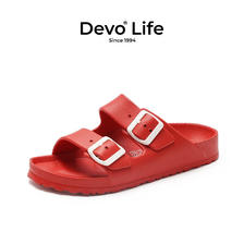 Devo 的沃 Life的沃男女同款凉拖EVA一字拖鞋外穿夏季防水海边沙滩鞋1618 27.01