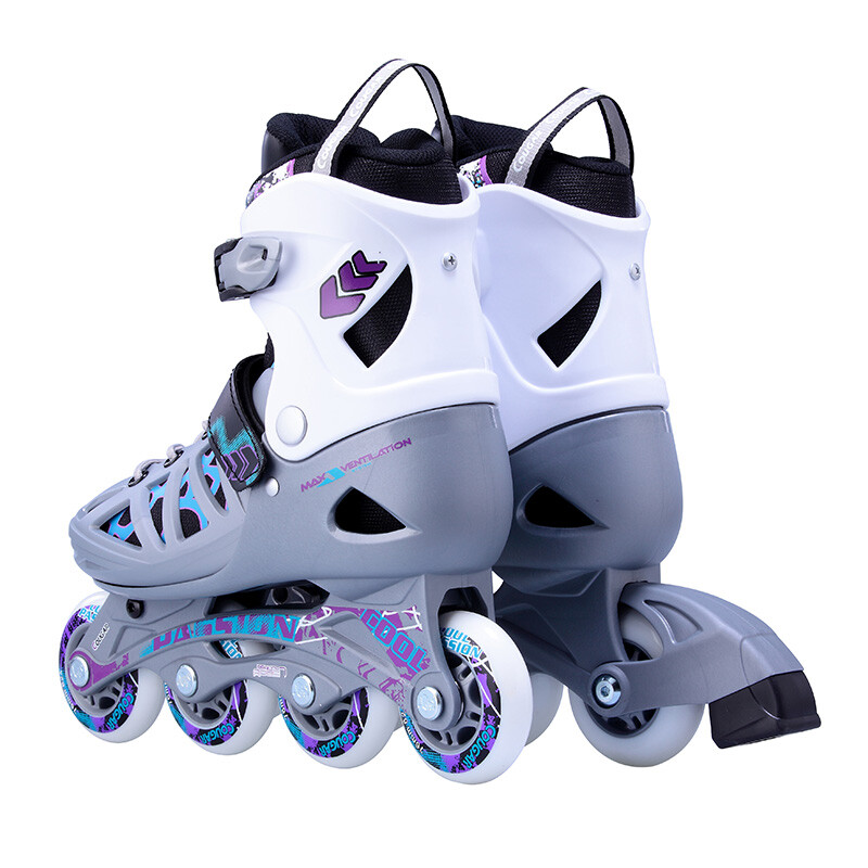 COUGAR 美洲狮 中性轮滑鞋 MZS308N 银紫色 M 218元
