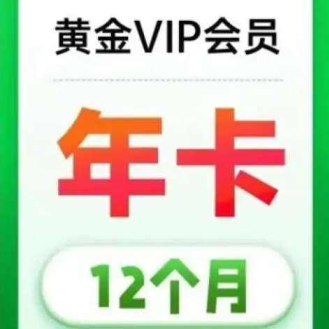 爱奇艺影视VIP黄金会员年卡 12个月 爱奇艺年卡 爱奇艺年卡 138元