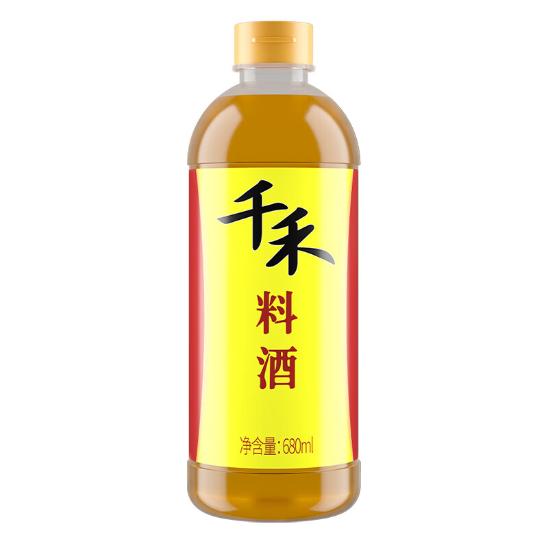 千禾 料酒680ml 去腥提味 加量实惠装（临期） 3.5元（需买2件，共7元）