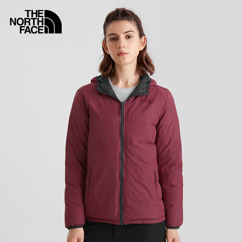 THE NORTH FACE 北面 羽绒服女户外保暖双面穿700蓬羽绒外套5AY2 82R/黑色 M ￥599