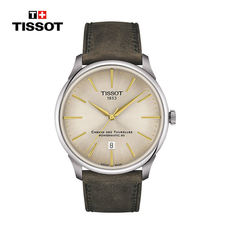 PLUS会员：TISSOT 天梭 杜鲁尔系列 男士自动机械表 T139.407.16.261.00 3695.45元包邮