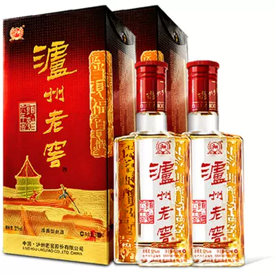 88viP:泸州老窖六年窖头曲浓香型白酒52度500mLⅩ2瓶 121.88元(需领券)