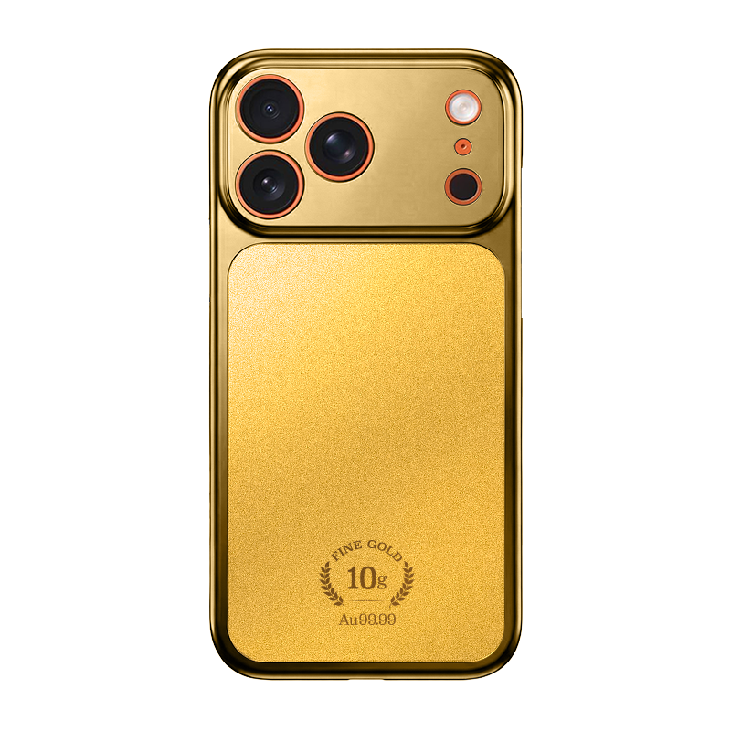京东京造 黄金手机壳 足金9999 10g 适配iPhone 17 Pro Max 9639元