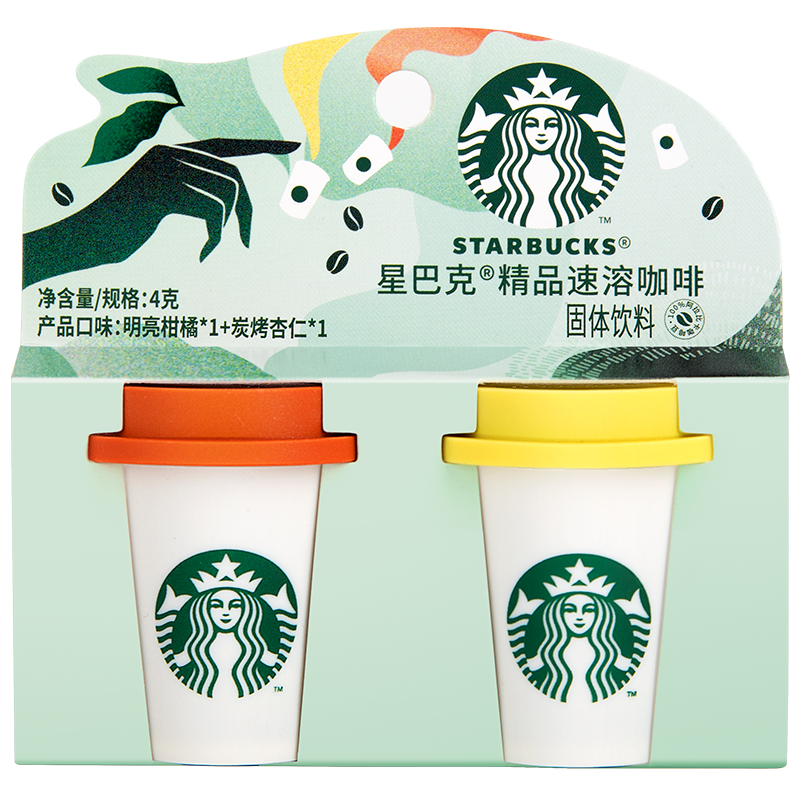 STARBUCKS 星巴克 分享装 超精品速溶咖啡 2口味 ￥10.36