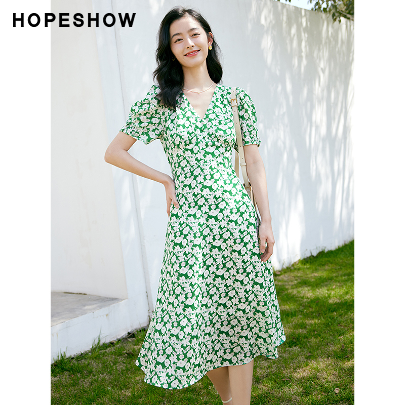 HOPESHOW 红袖 女士连衣裙 90122161611 124元