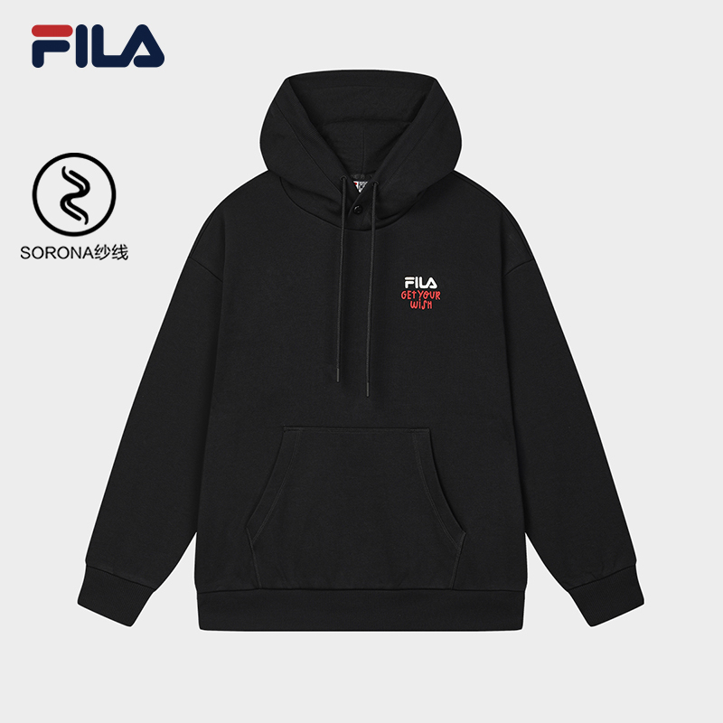 FILA 官方情侣款新年款卫衣男2025春季新款宽松套头女长袖上衣 539元