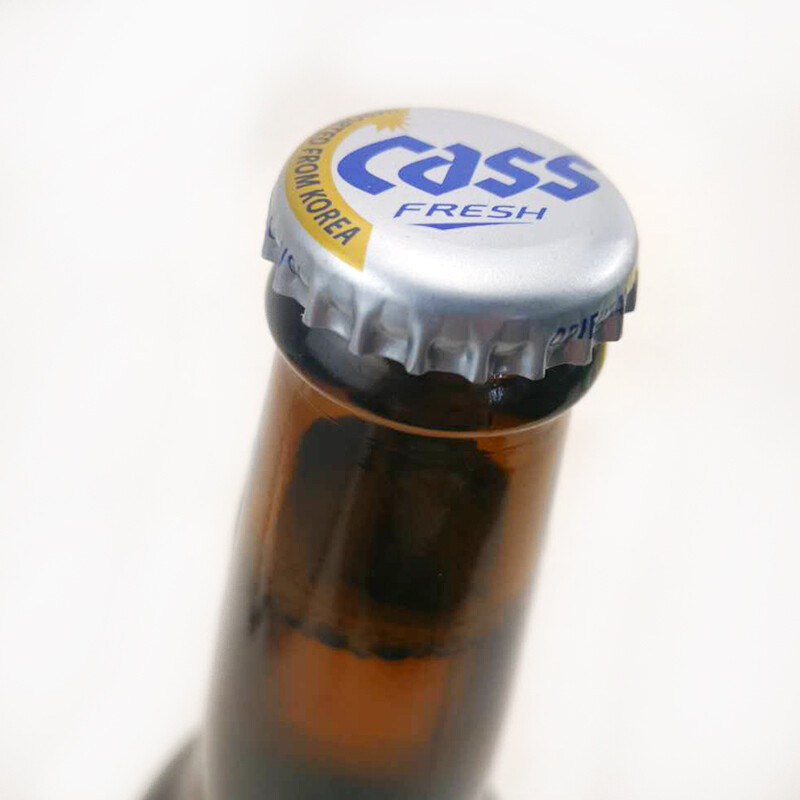 CASS 凯狮 啤酒清爽原味4.5度330ml*24瓶整箱装韩国原瓶进口春日出游 203.82元