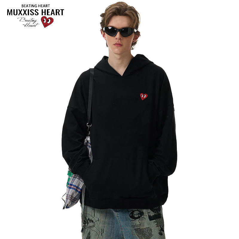 MUXXISS HEART/麦克斯桃心 联名重磅新款 情侣潮牌连帽卫衣 ￥59.9