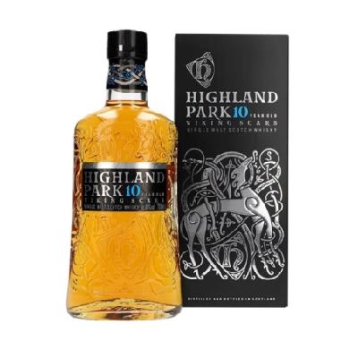 京东PLUS：Highland Park 高原骑士 10年苏格兰单一麦芽威士忌700ml 143.36元包邮