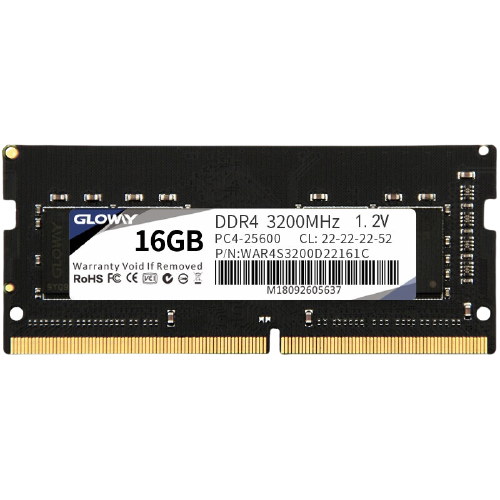 GLOWAY 光威 战将系列 DDR4 3200MHz 笔记本内存 普条 黑色 16GB 185元