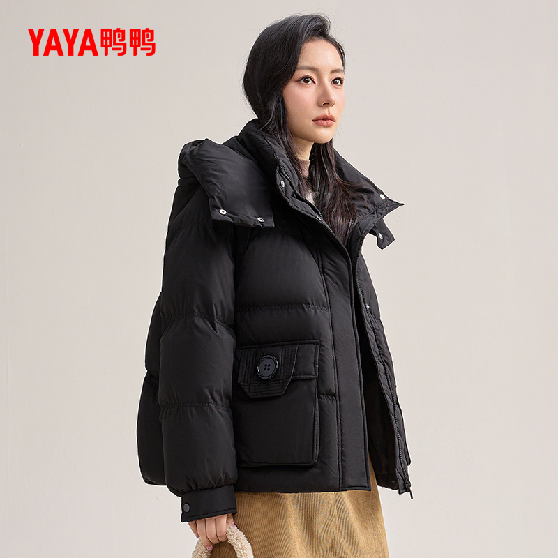 YAYA 女士短款羽绒服 YE4B600805H-gf1 299元（需用券）