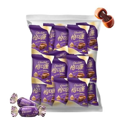 怡口莲 原味巧克力味榛仁味太妃糖果 3袋/18粒 9.22元