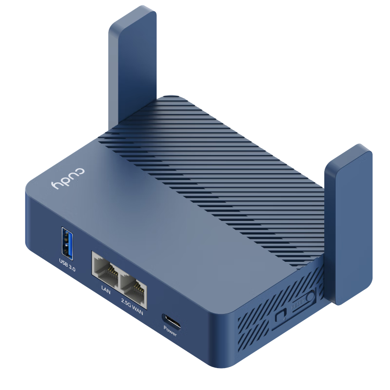 plus:CUDY AX3000 WiFi 6 迷你路由器 TR3000 2.5G网口 轻Nas USB充电宝供电 家用 宿舍 