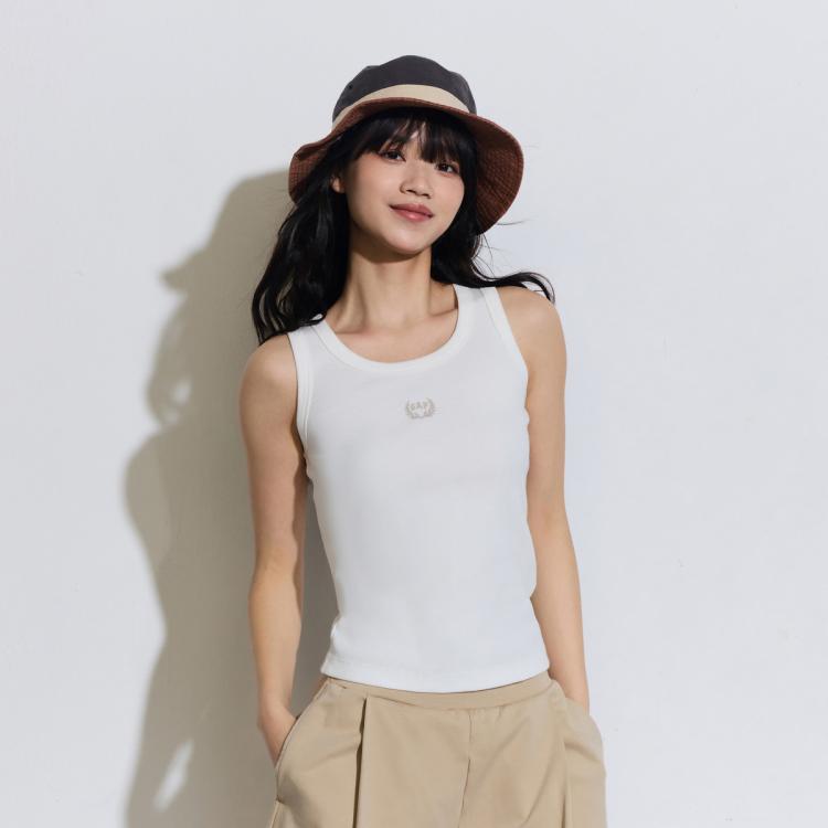 Gap 盖璞 女装 夏季罗纹弹力圆领背心 429372 57元