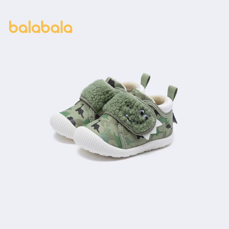 巴拉巴拉 婴儿学步鞋宝宝冬季柔软透气婴童卡通鞋子潮 46.9元（需用券）