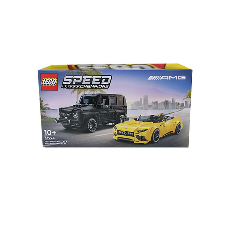 LEGO 乐高 超级赛车系列76924 AMG G63和AMG SL63积木玩具 322.05元