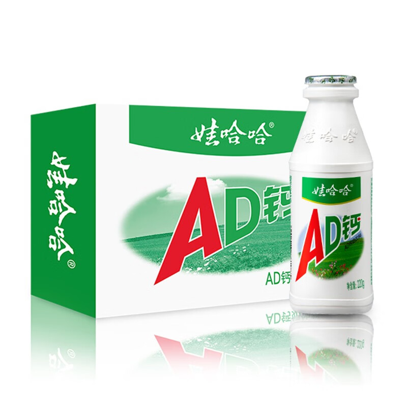 娃哈哈 AD钙奶220g*24瓶（提手礼盒） 28.12元（需凑单）