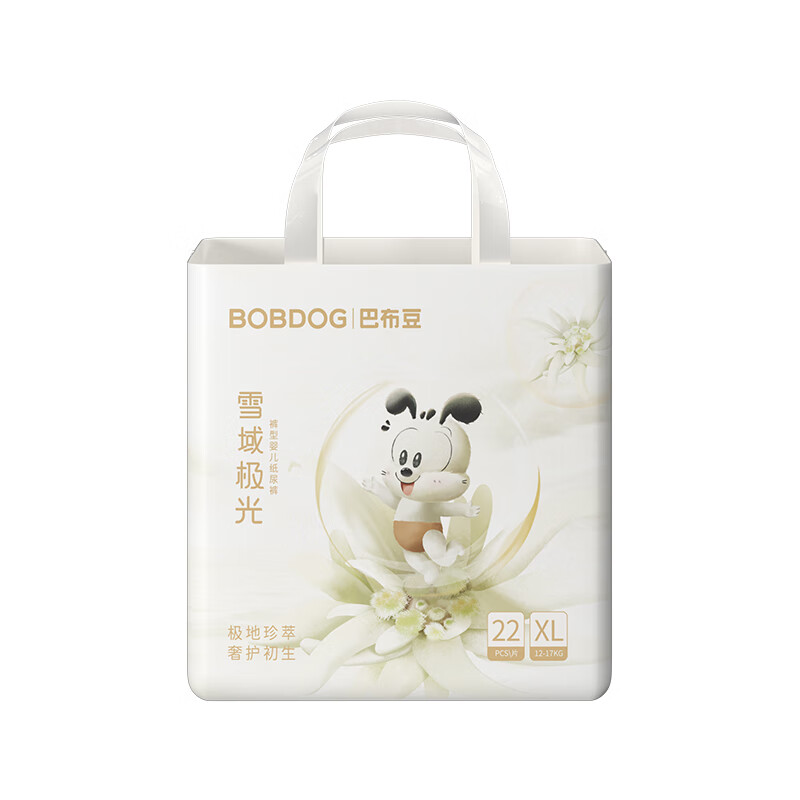 巴布豆 雪域极光 婴儿拉拉裤XL22片 14.23元(需用券)