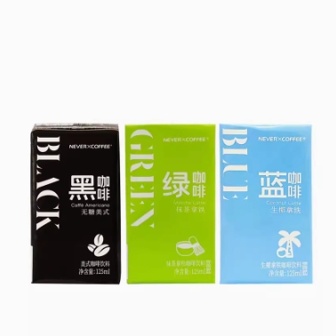 Never Coffee 即饮美式咖啡 125ml*12盒 9.9元包邮（需用券）