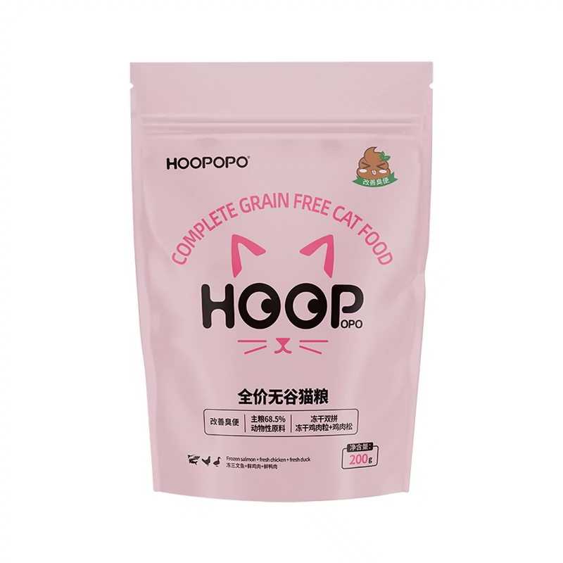 HOOPOPO猫零食营养磨牙拌粮成幼年宠物冻干猫条猫咪主食尝鲜200g ￥4.91