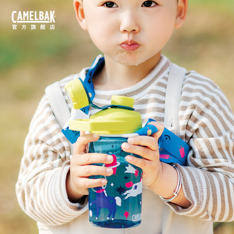 CAMELBAK 驼峰 儿童水杯学生吸管杯夏天直饮杯可爱塑料杯便携杯子女水壶2024 