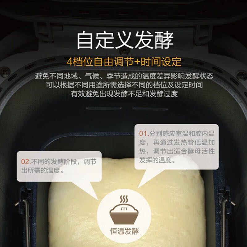 Panasonic 松下 面包机 家用 烤面包机 自定义揉面 全自动变频 46个菜单智能操
