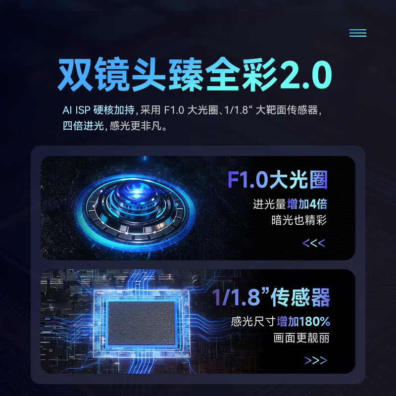 海康威视 Q4臻全彩2.0双摄 4G监控摄像头 467.08元 - 线报酷