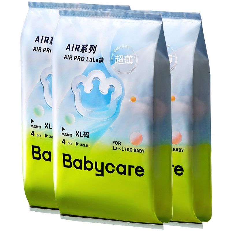 babycare Air Pro系列 拉拉裤XL4片*3包 13.9元