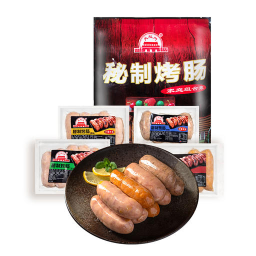 大红门 地道烤肠黑椒味 500g/袋 12.4元（需买2件，需用券）