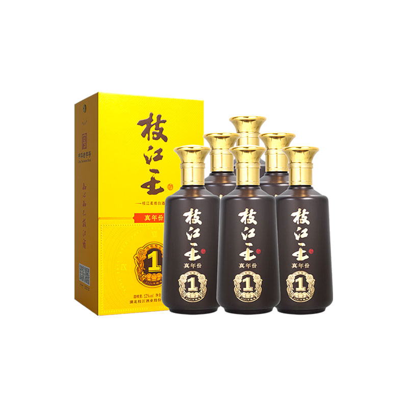 枝江 真年份1 52%vol 浓香型白酒 500mL*6瓶 480元（需用券）