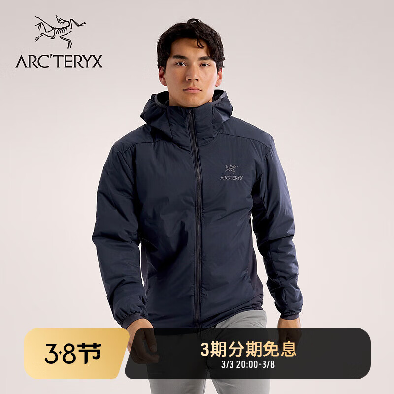 ARC'TERYX 始祖鸟 防风 男子 保暖棉服 BLACK SAPPHIRE/蓝黑色 S 3000元