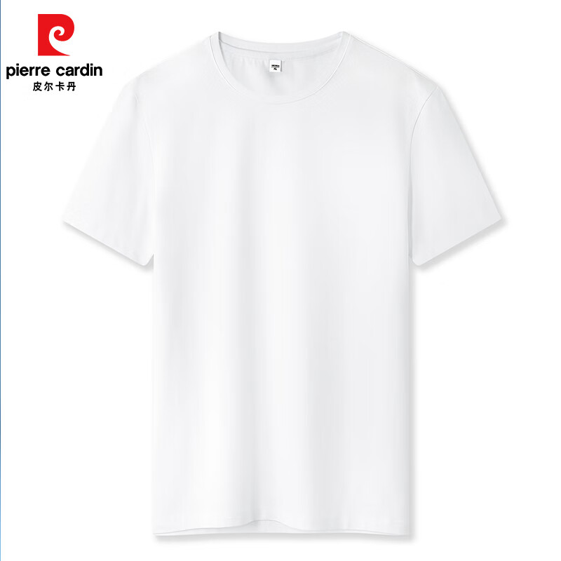 pierre cardin 皮尔·卡丹 男士230g重磅纯色T恤 BL-T05 ￥29.9