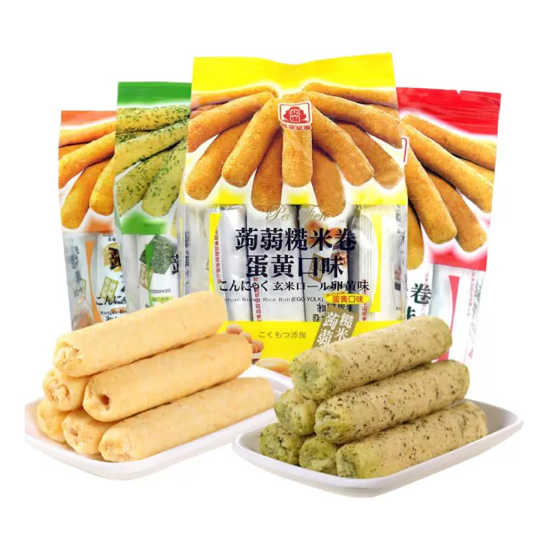 PEITIEN 北田 糙米卷 160g 蛋黄口味*1袋 ￥12.48