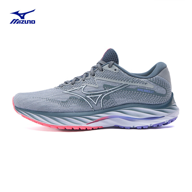 Mizuno 美津浓 WAVE RIDER 27 女款跑步鞋 100111398137 ￥395.01