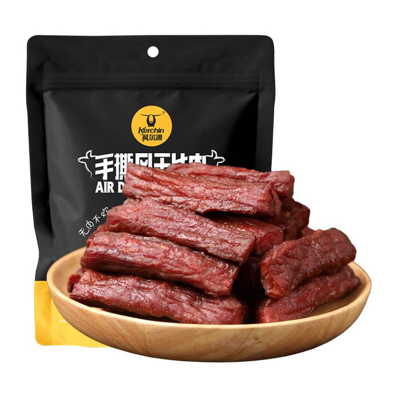 科尔沁 手撕风干牛肉干 400g原味 59元（需用券）