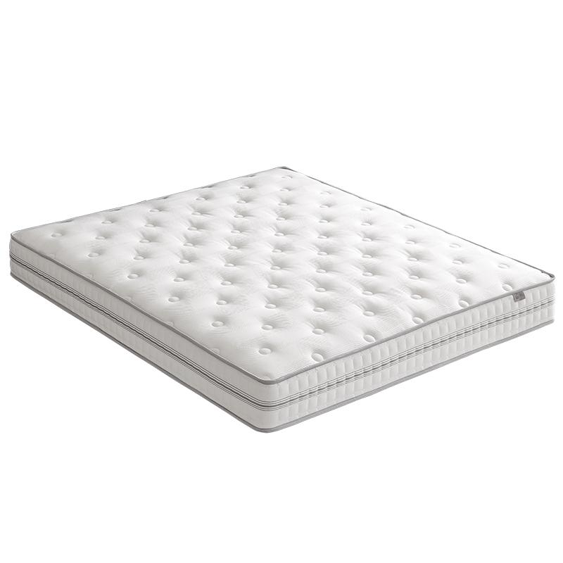 全友 家居 乳胶床垫1.8x2米双人席梦思弹簧床垫子家用护脊椰棕床垫 乳胶+弹