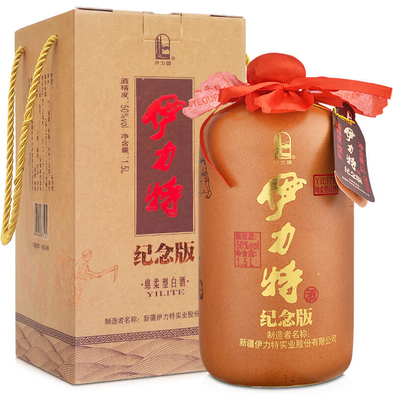 YILITE 伊力特 60周年纪念版 陶坛 50%vol 绵柔型白酒 1.5L 礼盒装 169元（需用券