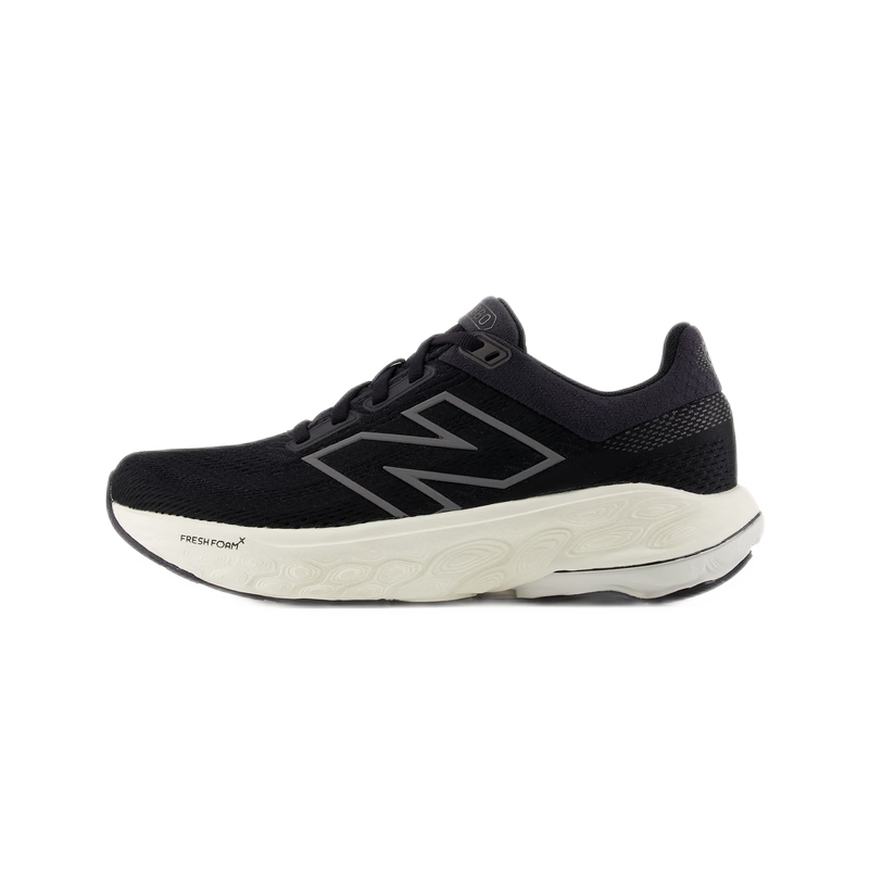 20点：NEW BALANCE 舒适透气缓震支撑保护860 v14专业跑步运动鞋 黑色 W860A14 279.5