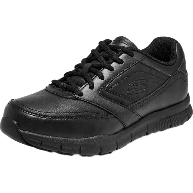 斯凯奇(Skechers)男鞋夏季皮鞋商务休闲鞋低帮轻便耐磨板鞋软底户外鞋工作鞋77156 164.55元(需领券)