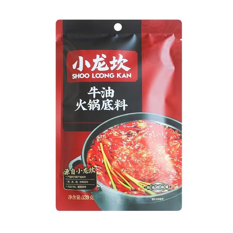 小龙坎 牛油火锅底料339g 6.3元